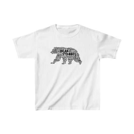 Kids Bear Strong T Shirt (Black Bear)